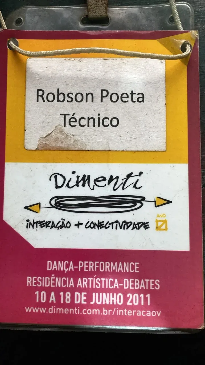Dimenti — 2011 — documento visual do acervo de Robson POETA