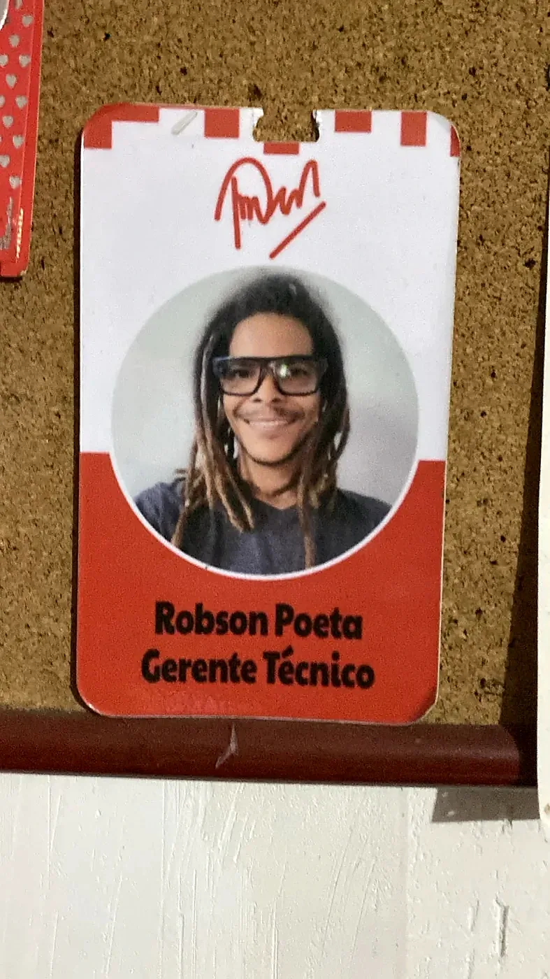 Gerência técnica — documento visual do acervo de Robson POETA