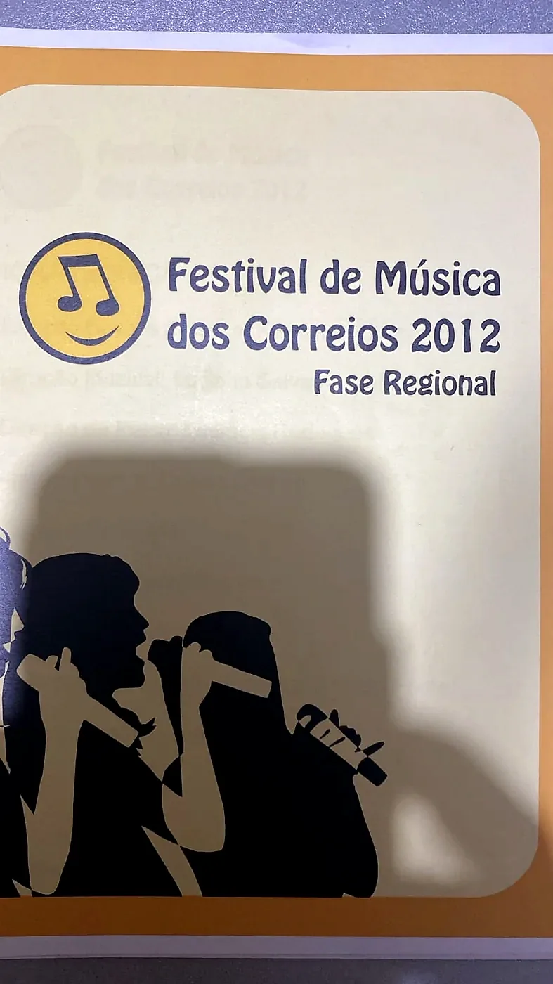 Festival de Música dos Correios — 2012 — documento visual do acervo de Robson POETA