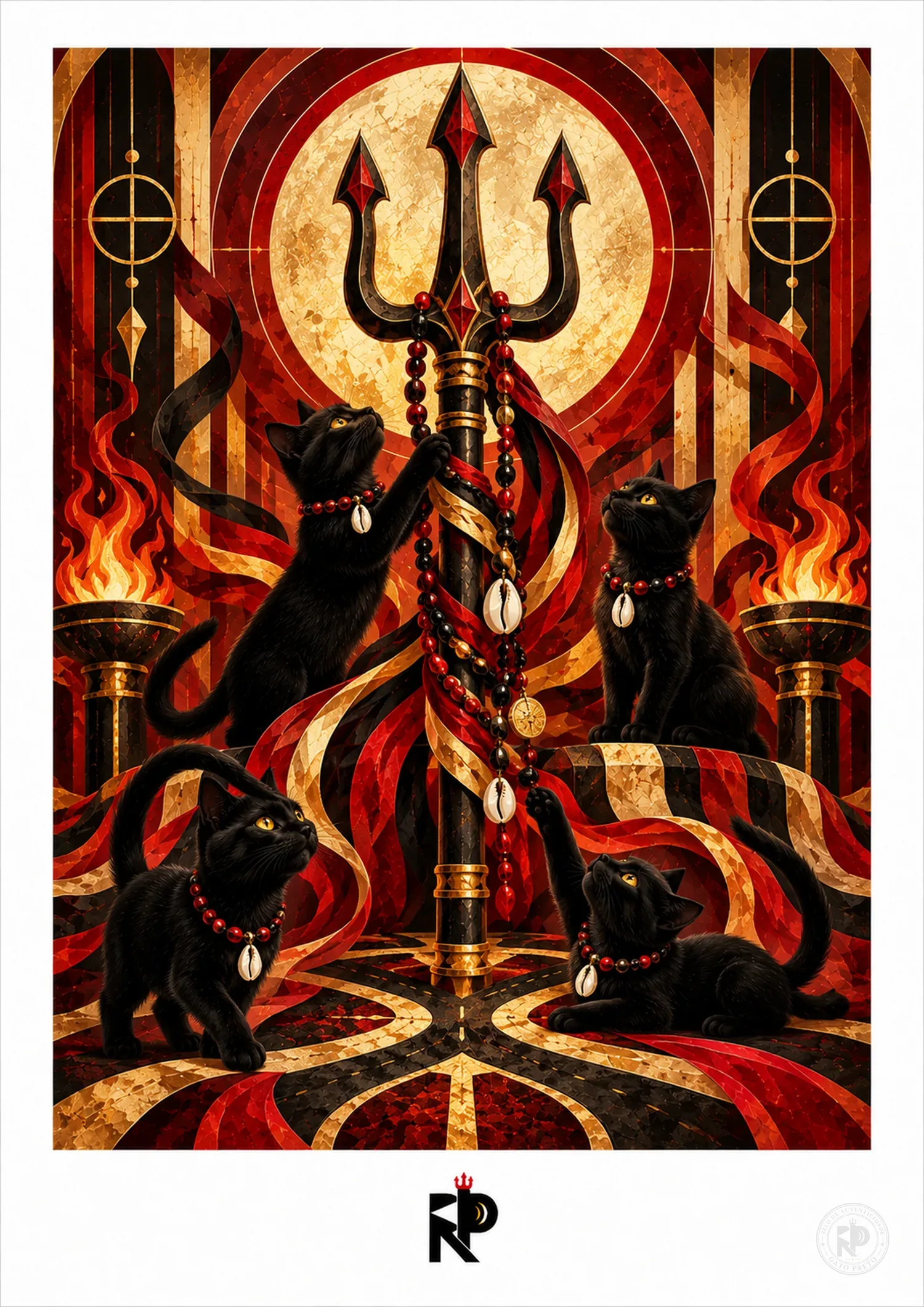 Exu — obra da coleção GATO PRETO