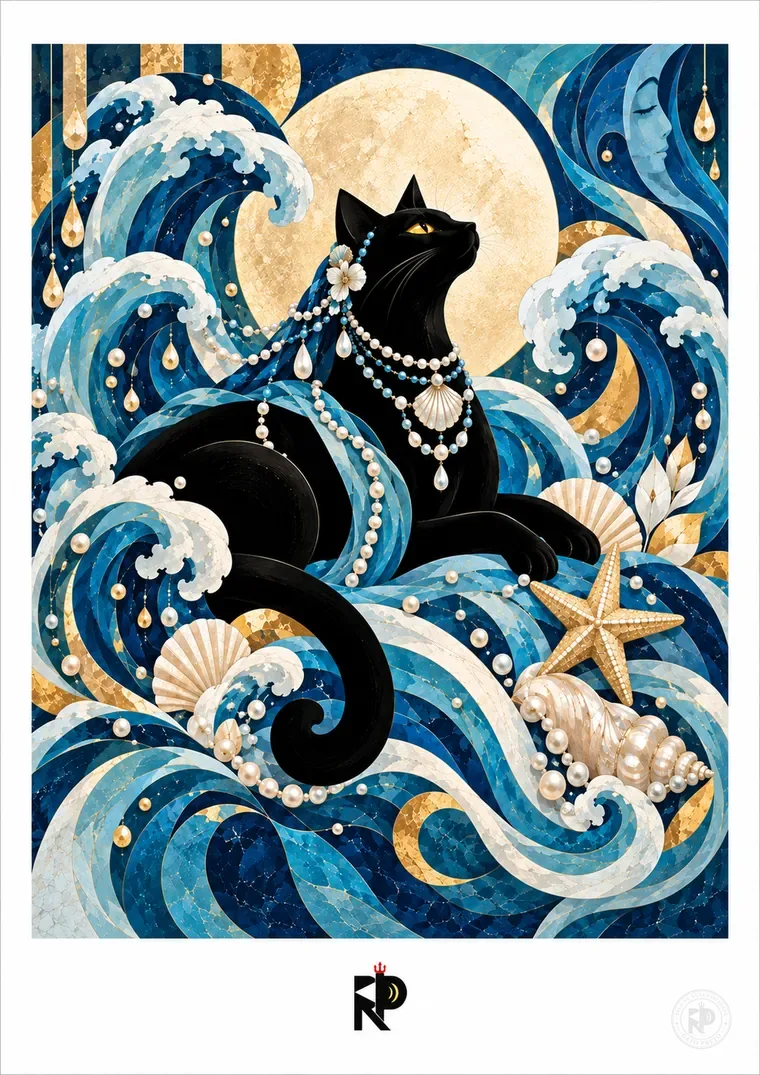 Gato Preto — Iemanjá, obra de Robson Poeta