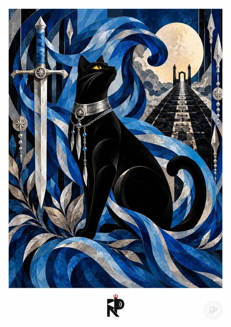 Gato Preto — Ogum, obra de Robson Poeta