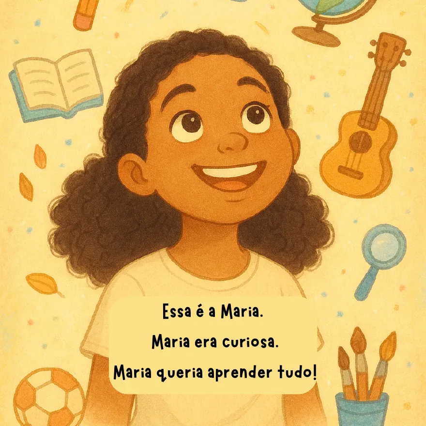 Maria, a menina que queria aprender tudo! — página 2 de 20