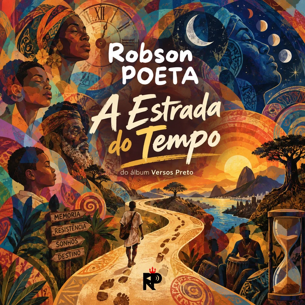 Capa de A Estrada do Tempo