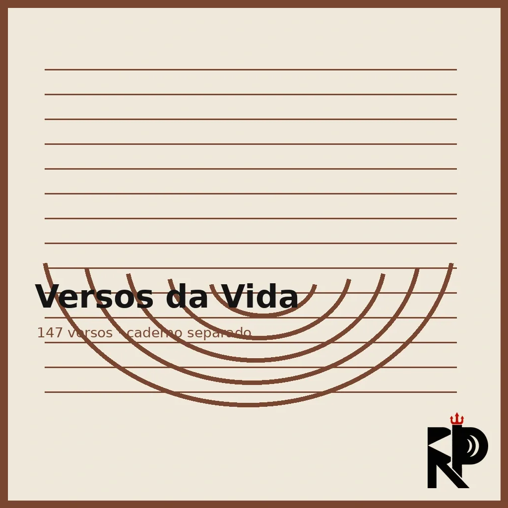 Capa versos da vida