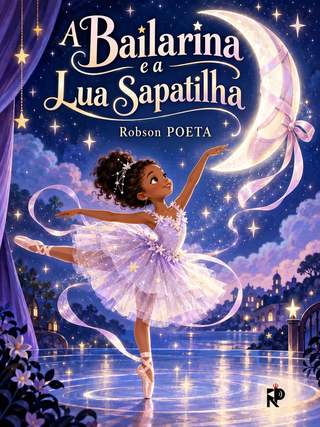 Capa de A Bailarina e a Lua Sapatilha