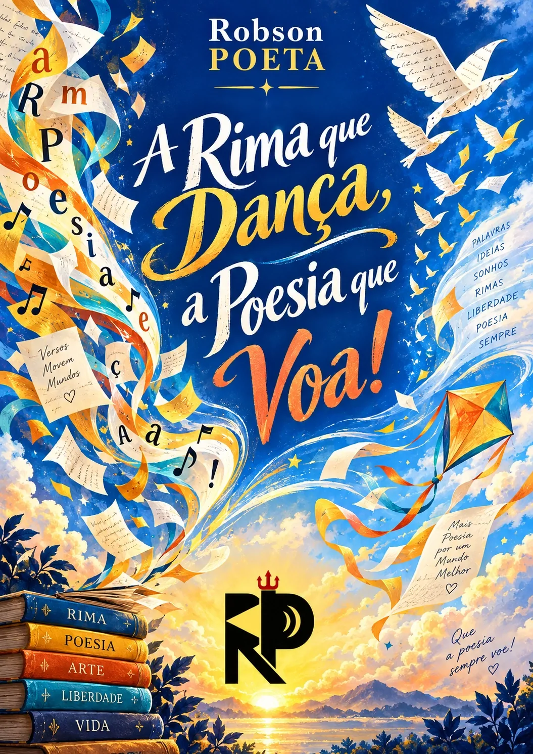 Capa de A Rima que Dança, a Poesia que Voa!