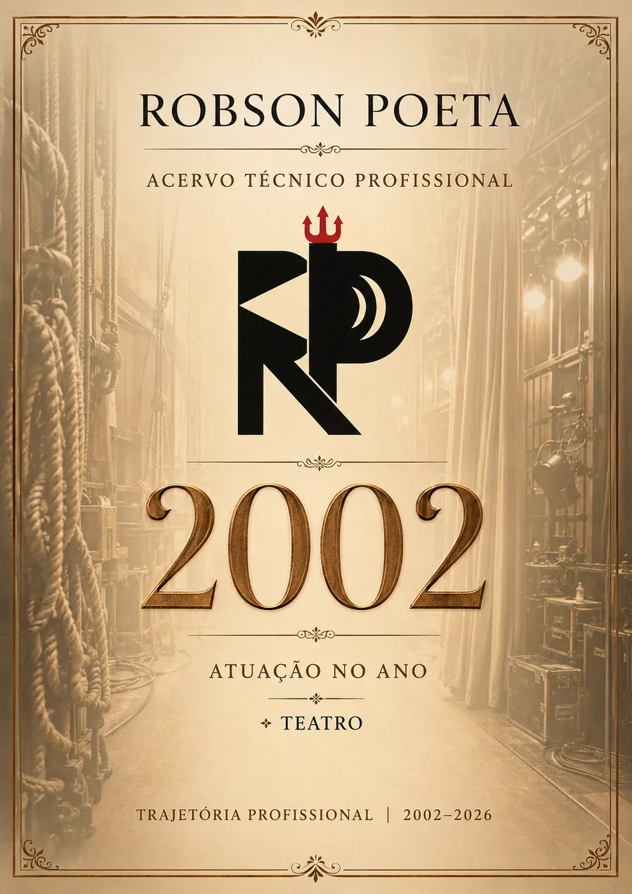 Capa do Acervo Robson Poeta 2002