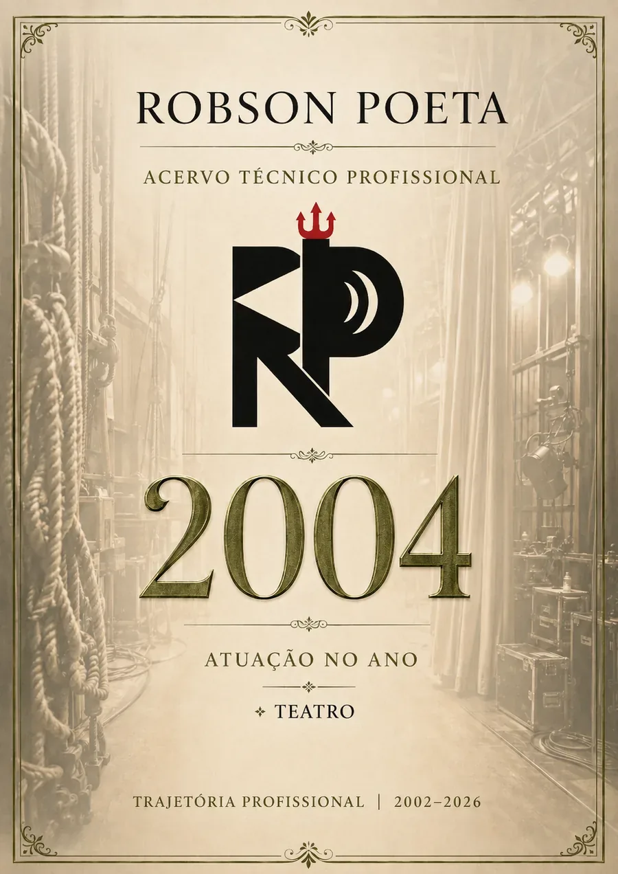 Capa do Acervo Robson Poeta 2004