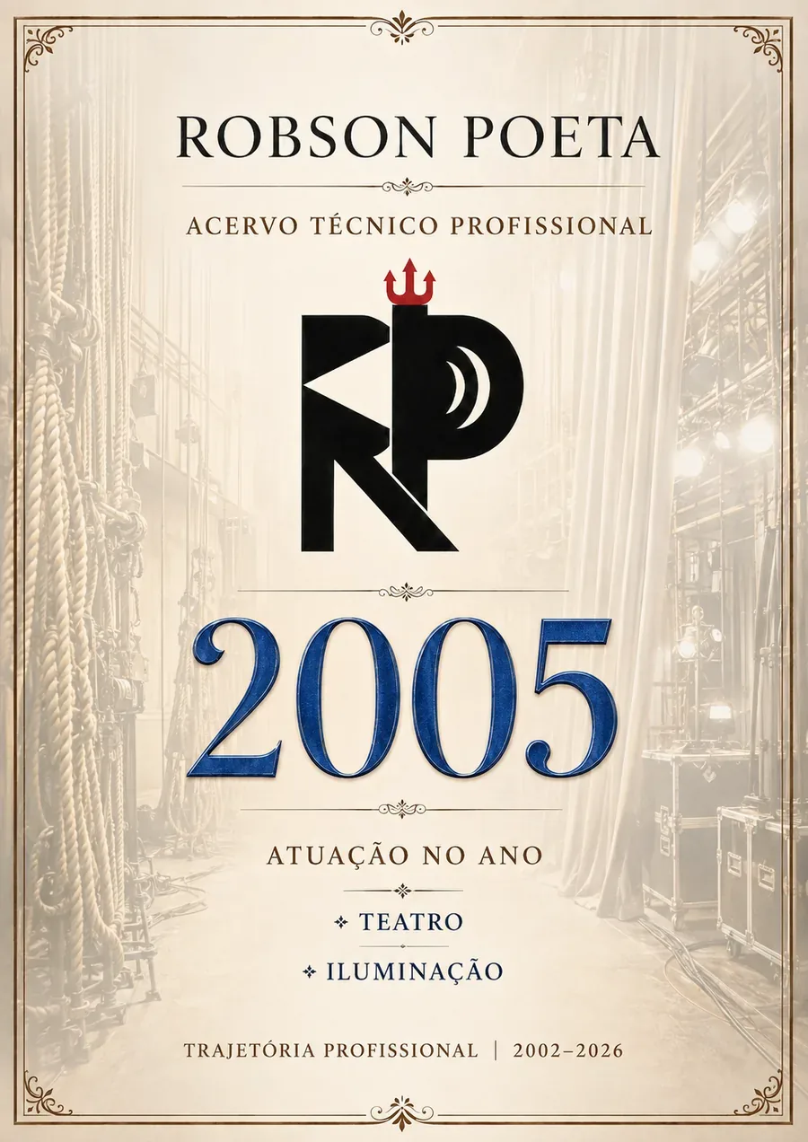 Capa do Acervo Robson Poeta 2005