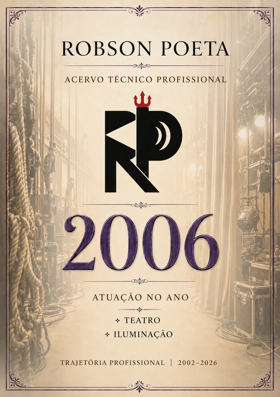 Capa do Acervo Robson Poeta 2006