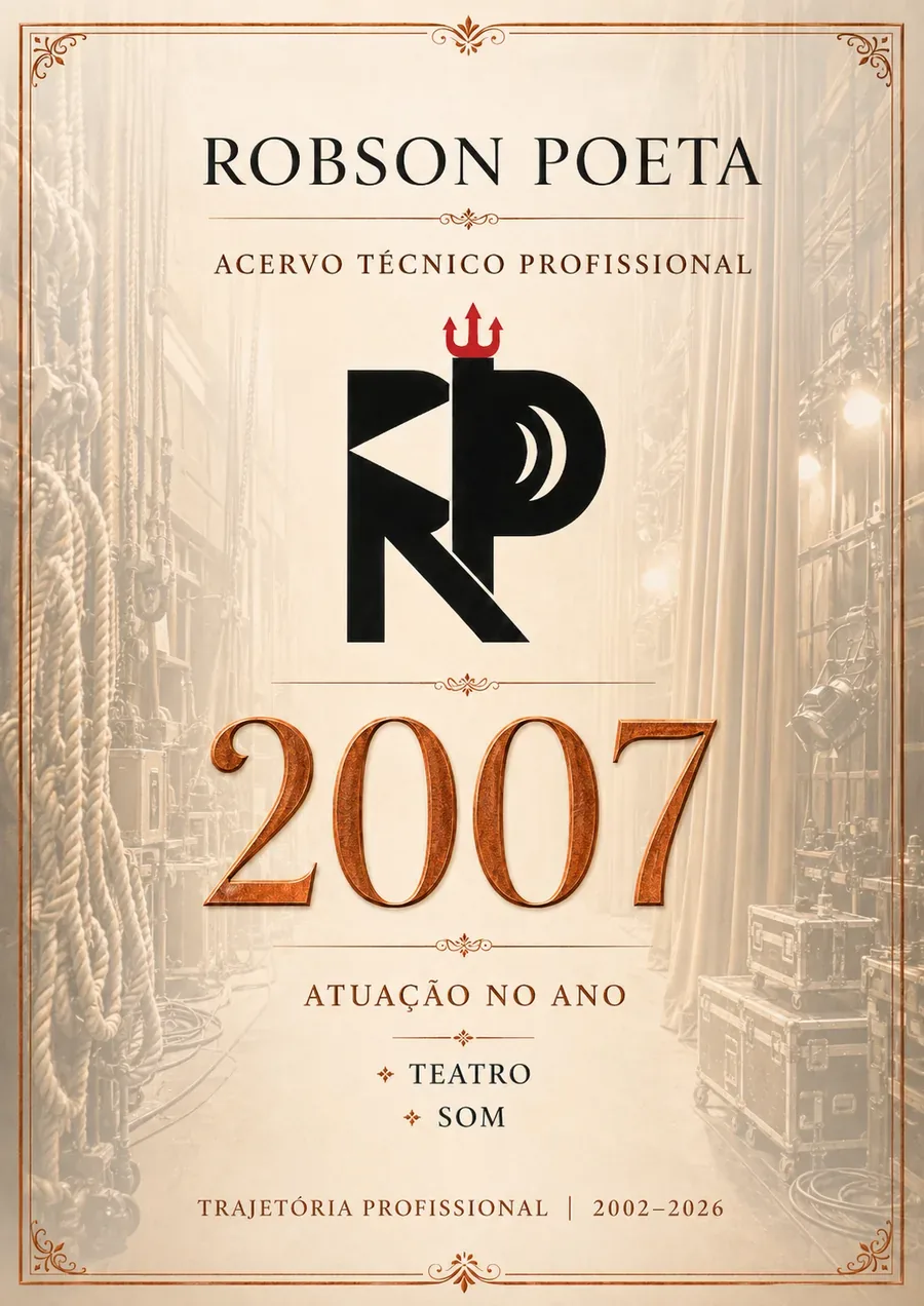 Capa do Acervo Robson Poeta 2007