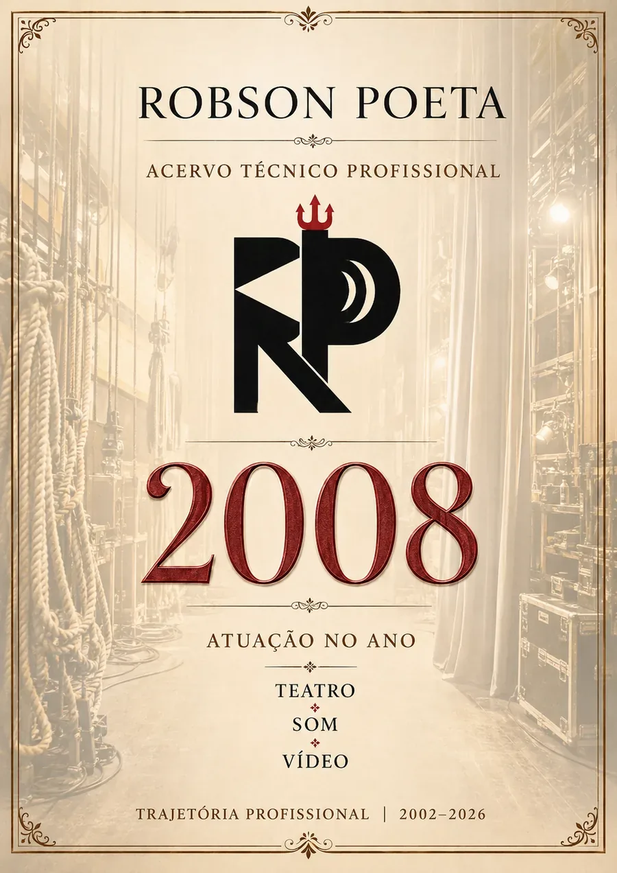 Capa do Acervo Robson Poeta 2008