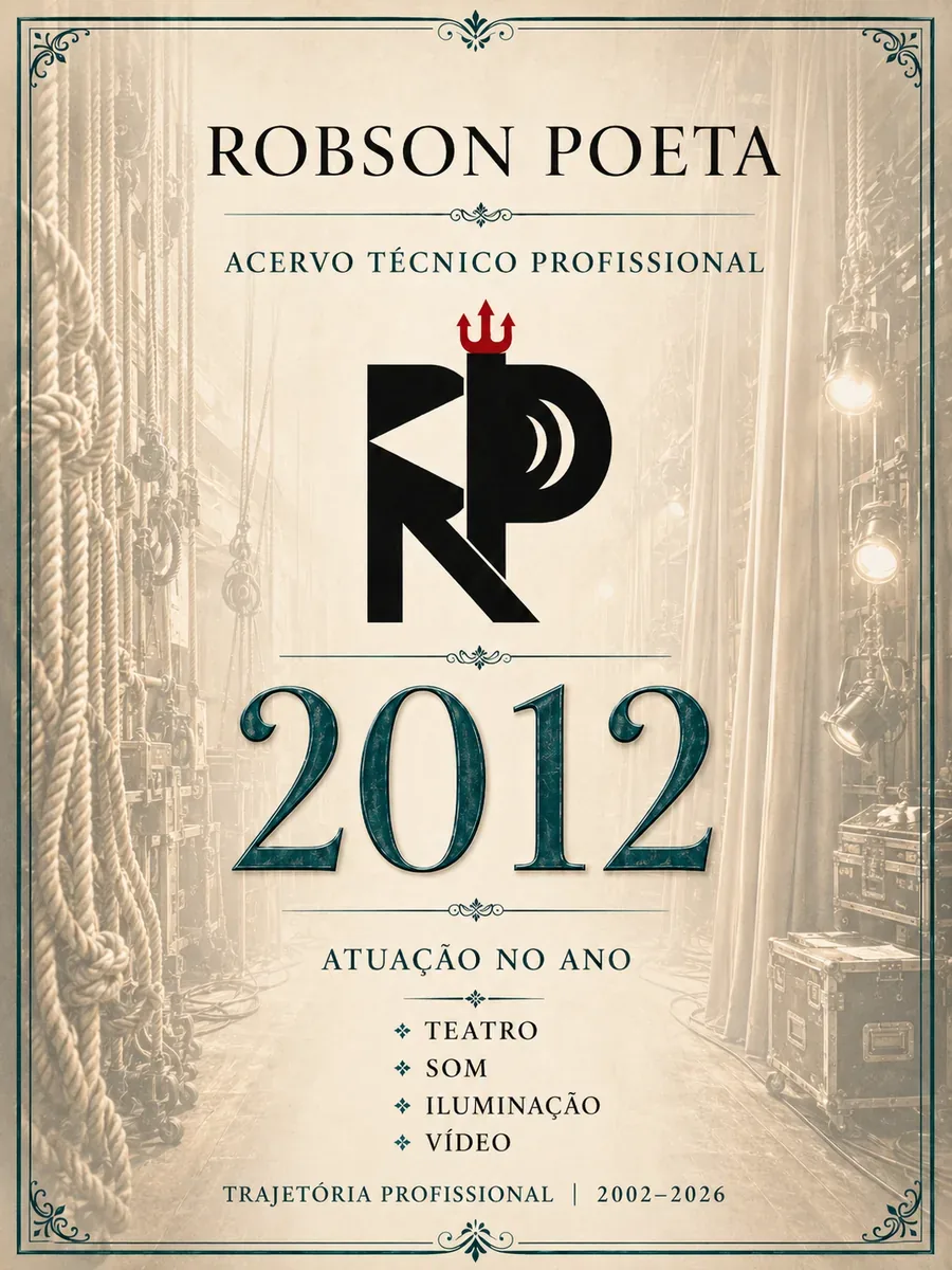 Capa do Acervo Robson Poeta 2012