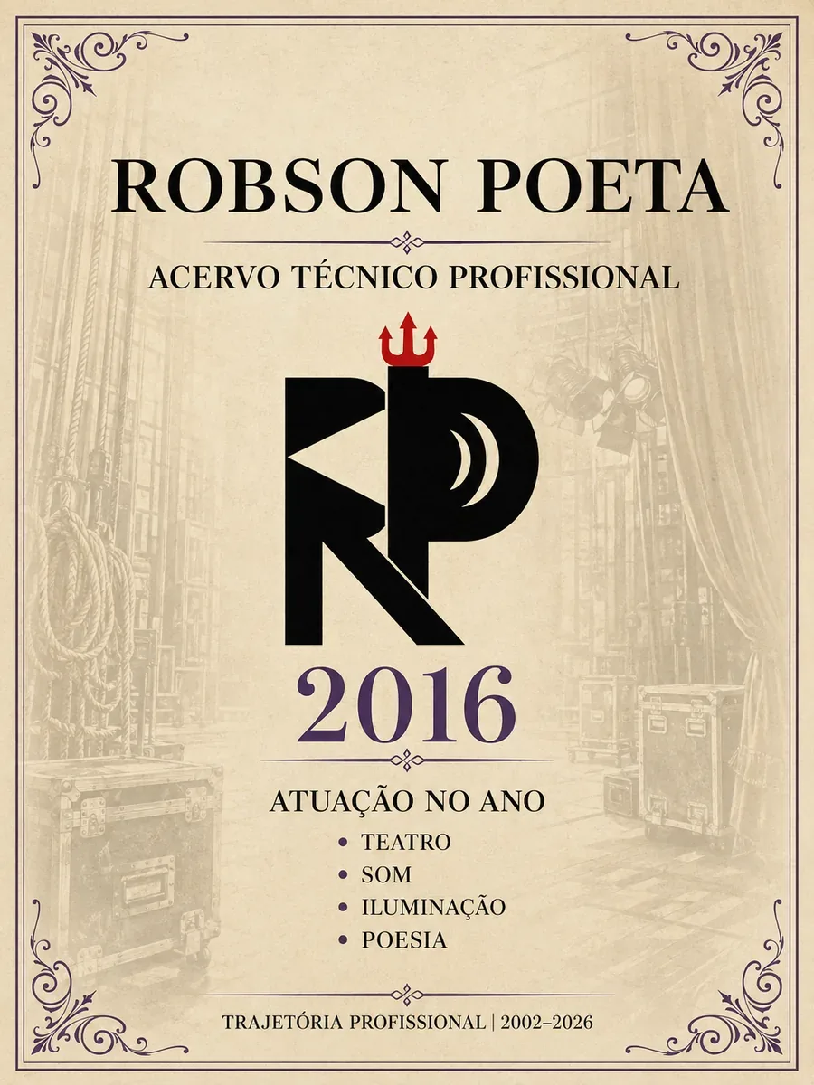 Capa do Acervo Robson Poeta 2016