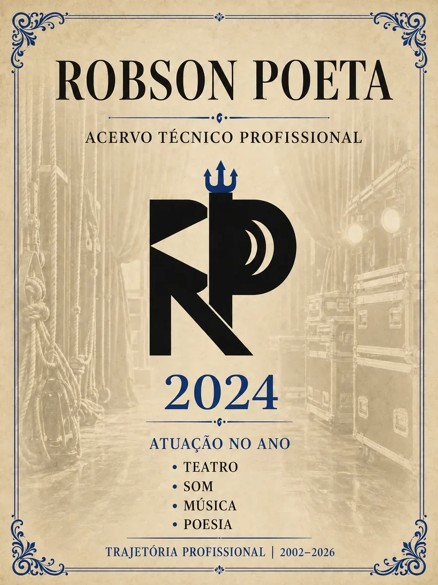 Capa do Acervo Robson Poeta 2024