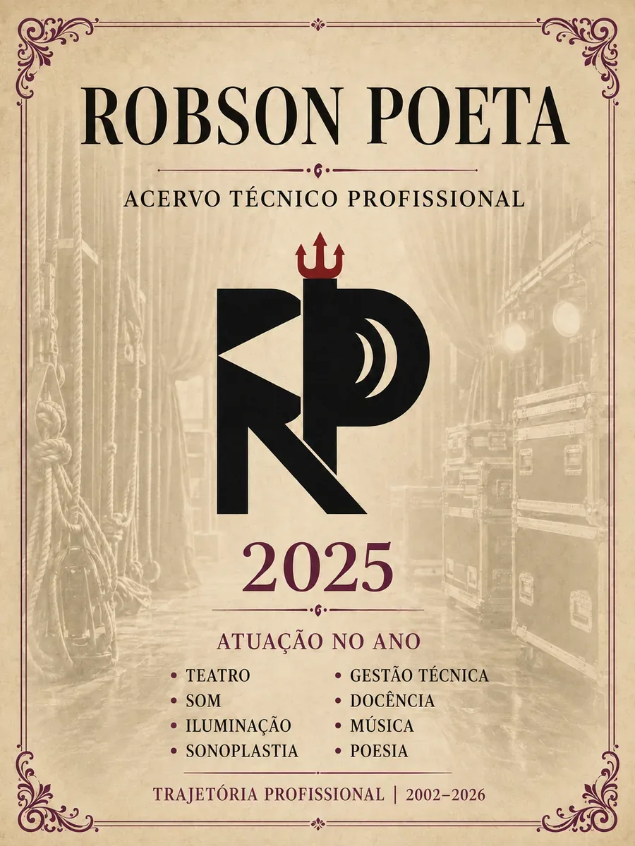 Capa do Acervo Robson Poeta 2025