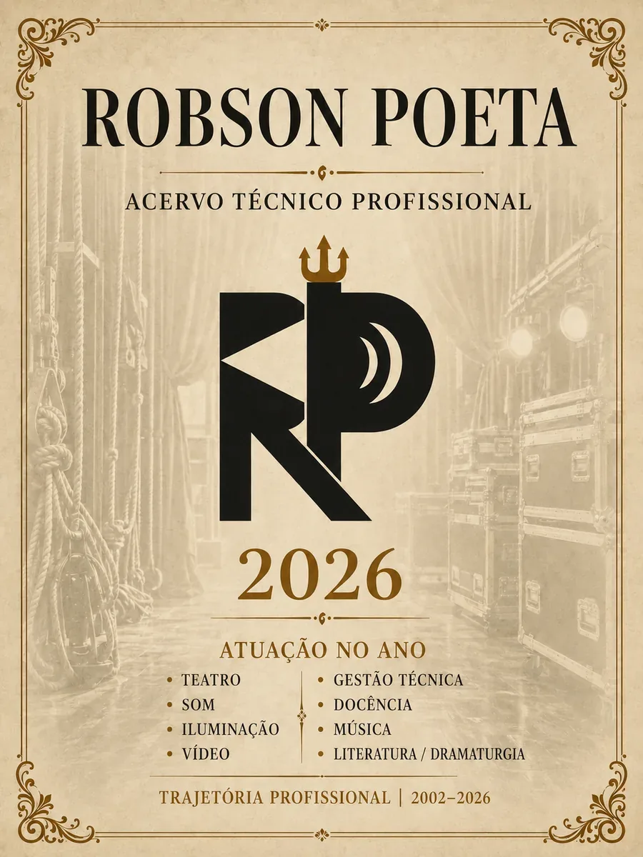 Capa do Acervo Robson Poeta 2026