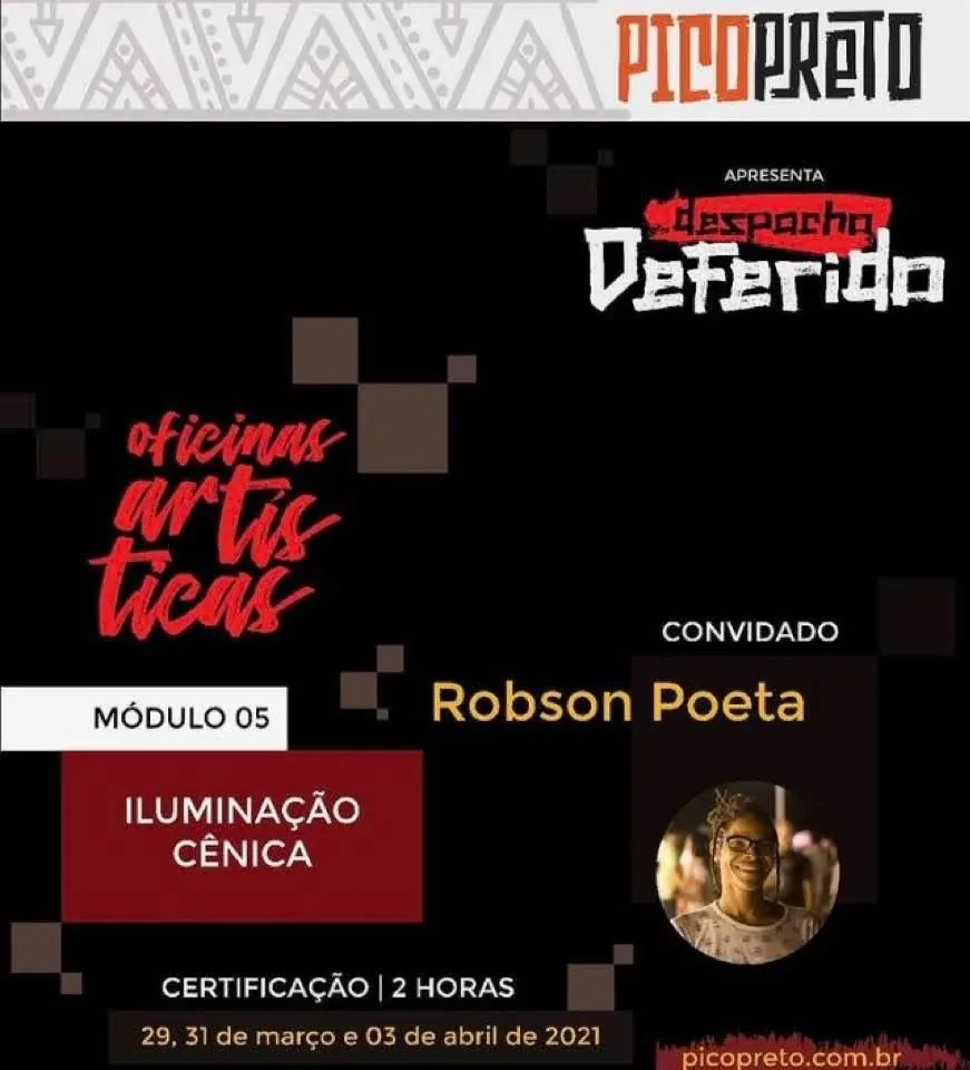 Pico Preto — módulo de Iluminação Cênica