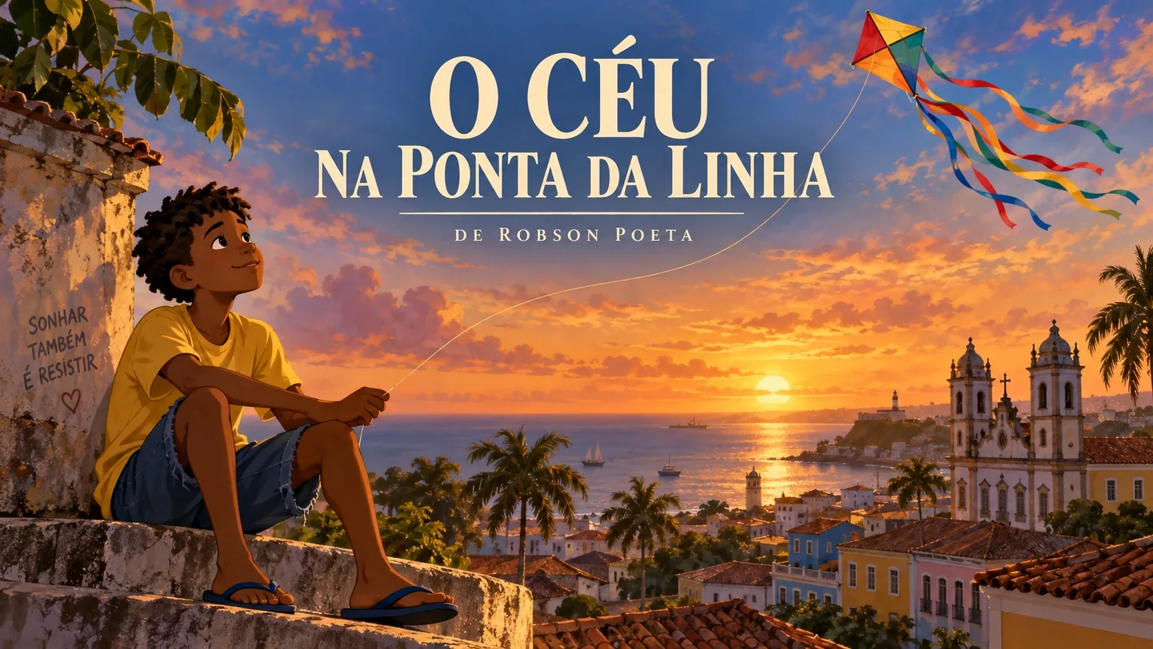 Capa de O Céu na Ponta da Linha — um curta de Robson Poeta